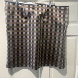 Peggy Jennings skirt  Metallic Plaid Wonderful condition Vintage Size XL